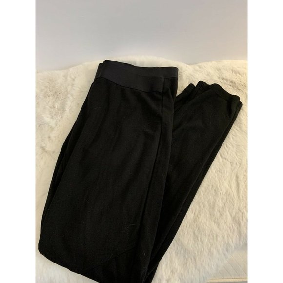 CAbi Black Pants Dress Career Women's Size Med Rayon Nylon Stretch Knit Pull On - Picture 1 of 7